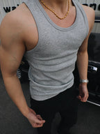 GTAL Threaded Cool Sleeveless Slim Tee