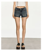 Anna Aneae High Waist Denim Shorts