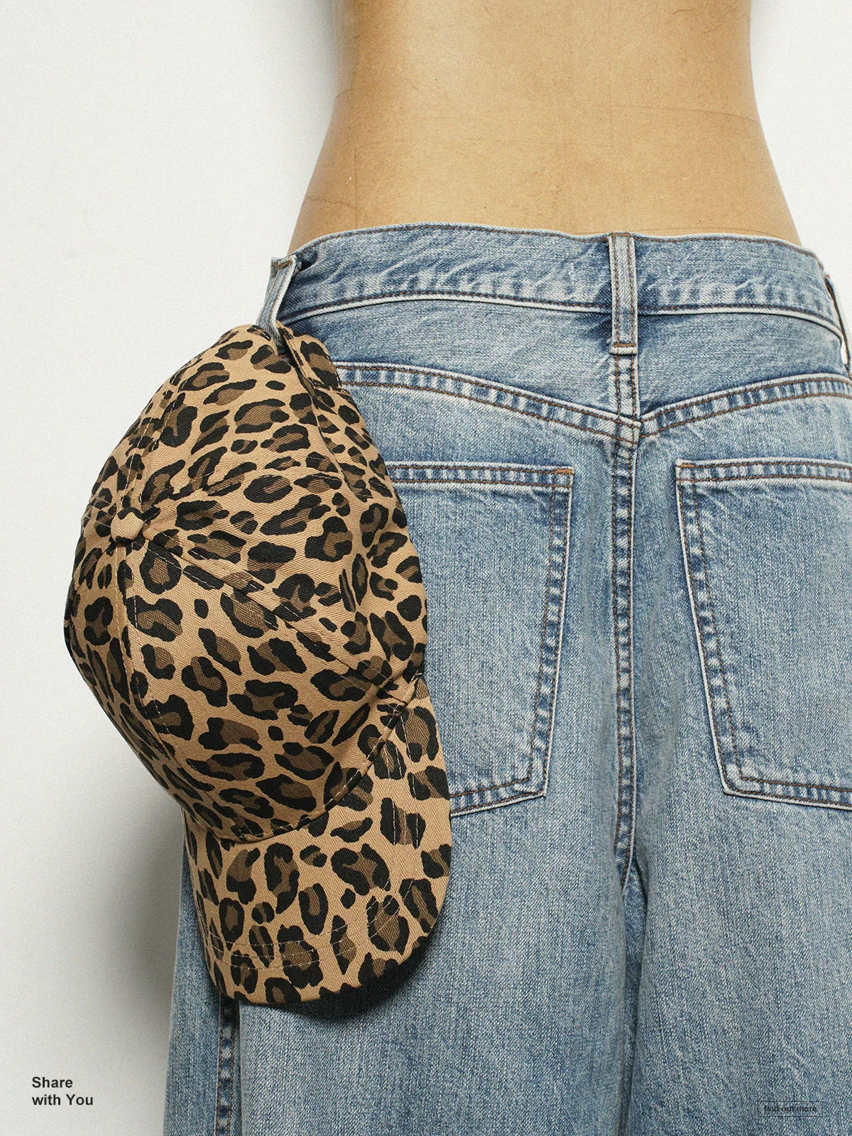 Momogigi Vintage Sweet Cool Leopard Cap