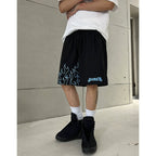 404MOB Flame mesh basketball shorts