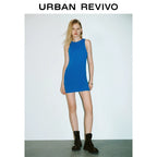 URBAN REVIVO Commuter Slim Skinny Sleeveless Dress
