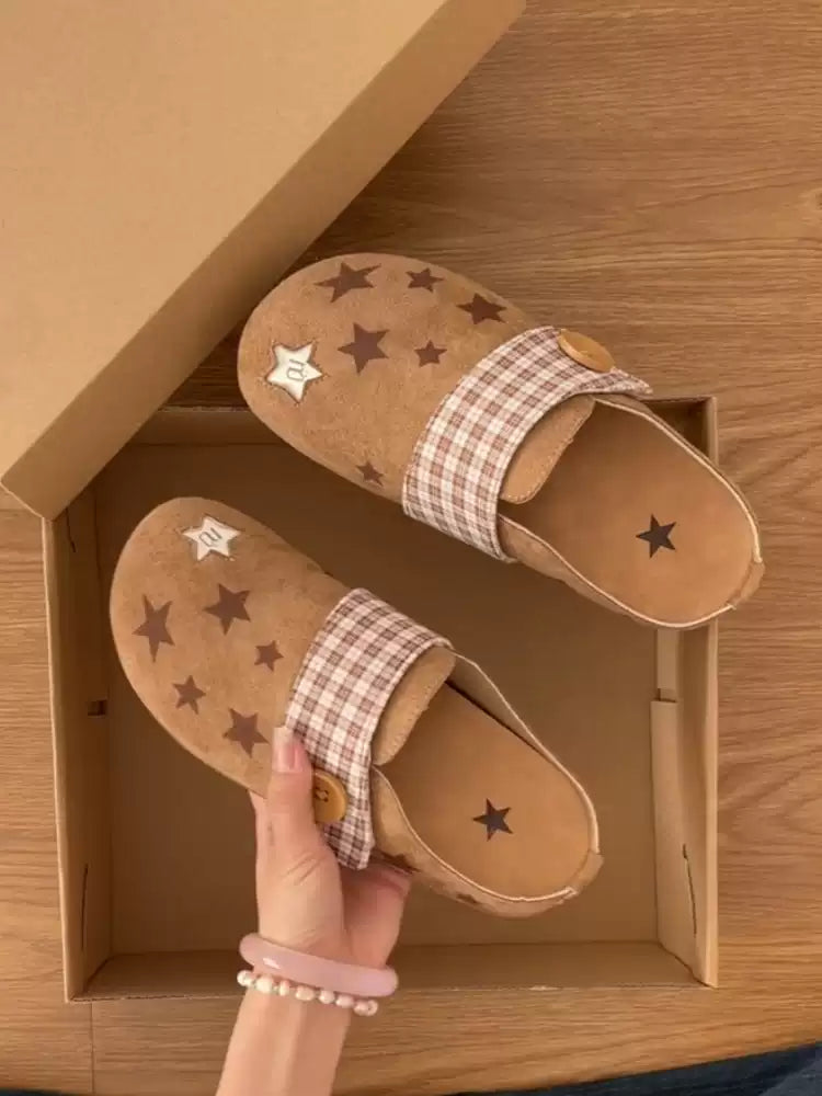 Cat & Sofa Star women's slip-on Birkenstock shoes