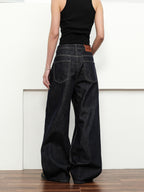 FLYOFF streèt breasted denim jeans