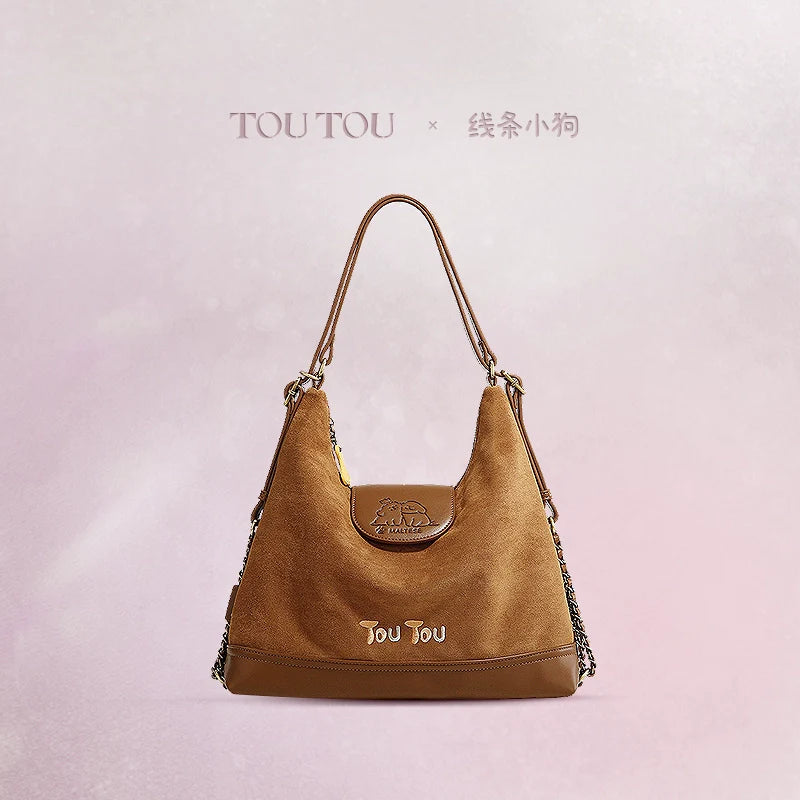 TOUTOU Line Puppy Tote Bag