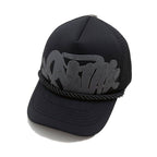 Cross Border Letter Printing Mesh Peak Cap