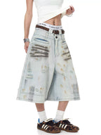 MADWITCH denim shorts