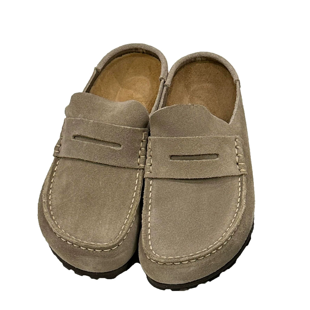 Cowhide Birkenstock Half Slippers
