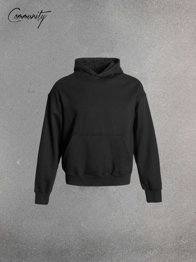 Community Clean Short Hooded Sweatshirt