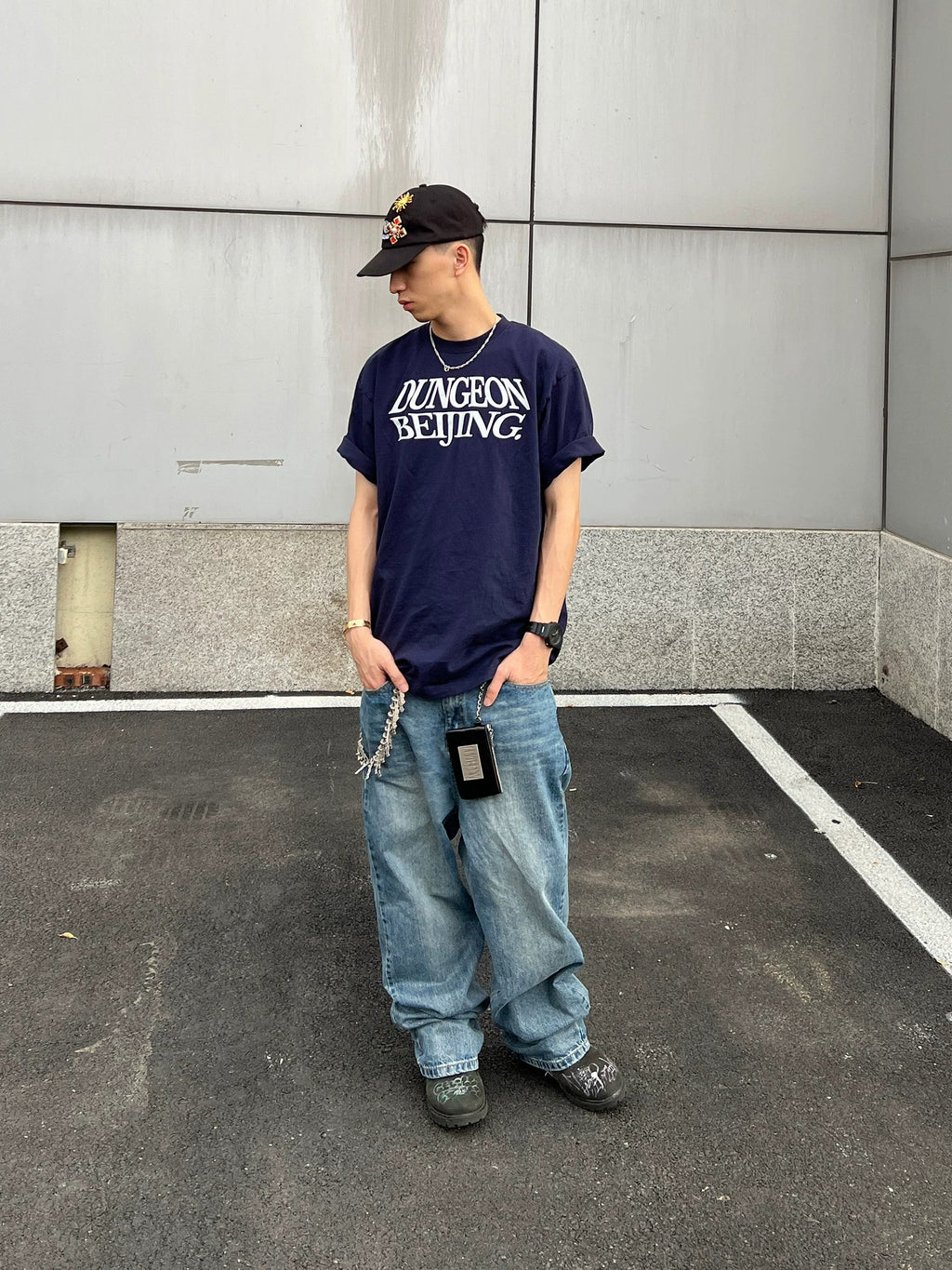 ChillHigh Crack Leather Simple Casual Card Bag