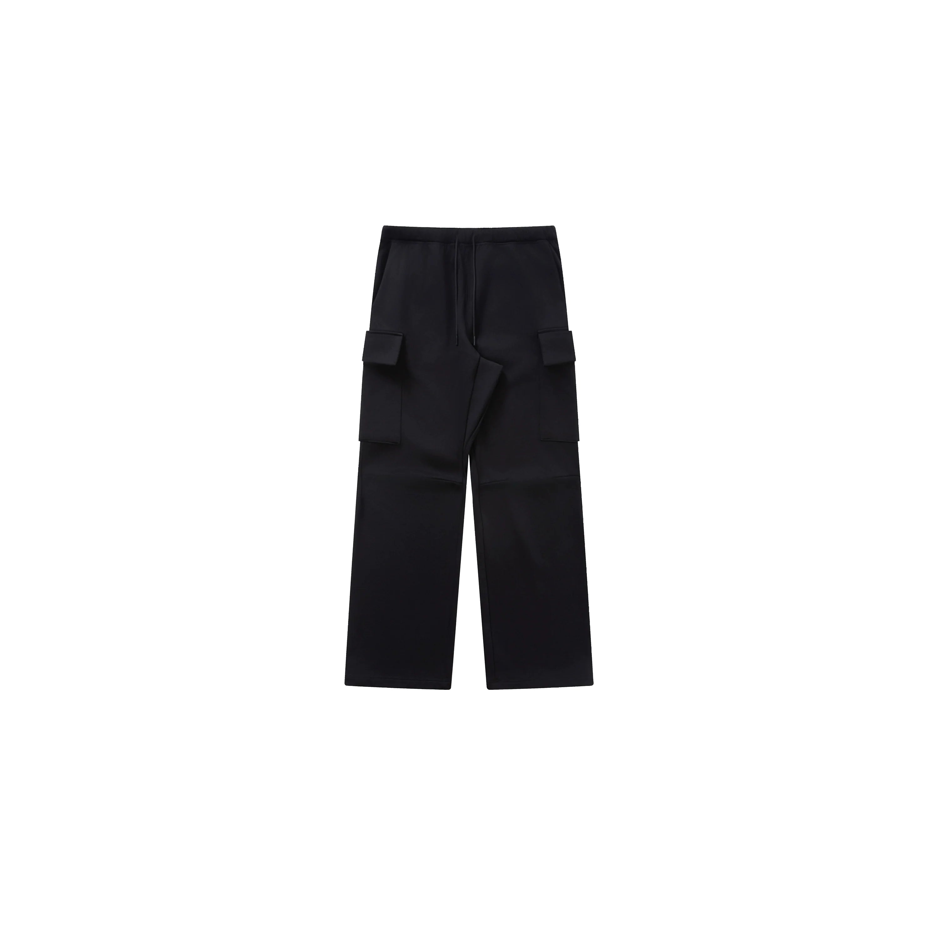 PLUS NO LOGO Pleated Loose Straight Trousers