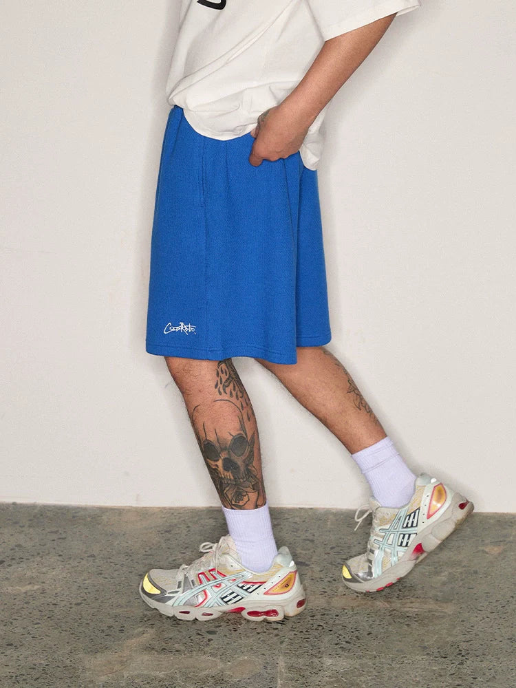 CoosRetro Casual Embroidered LOGO Shorts