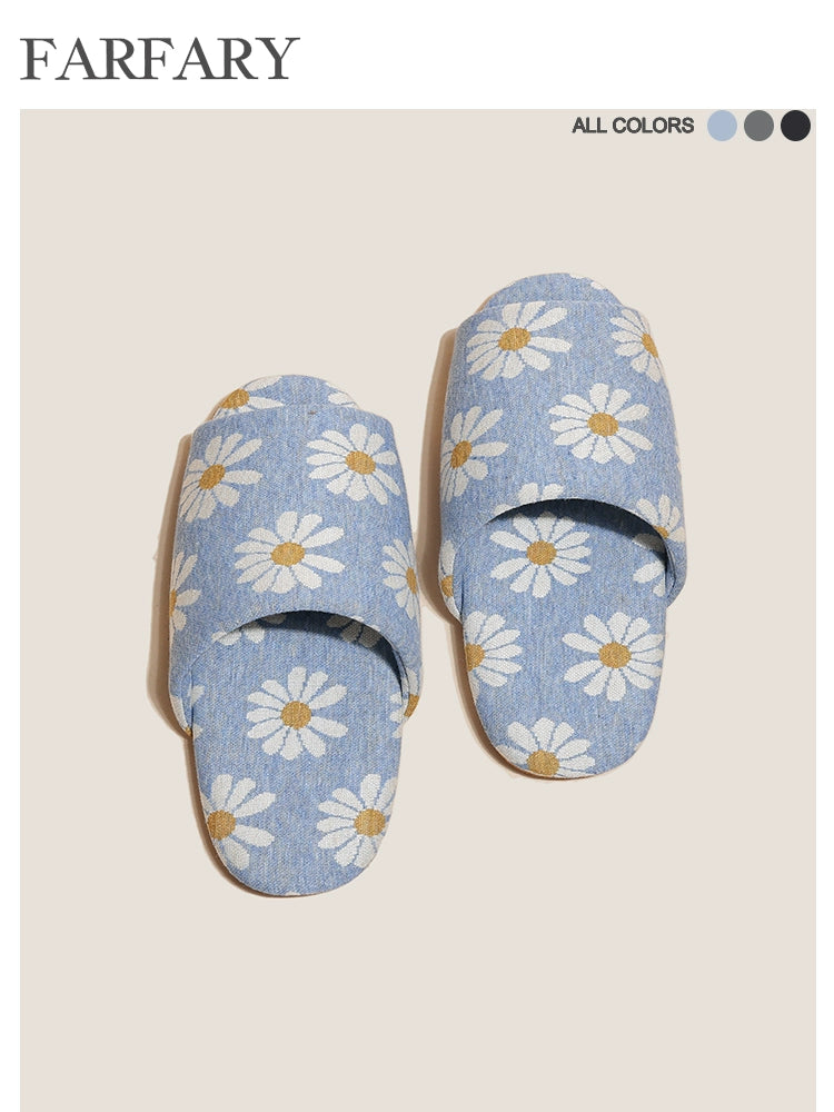 Farfary Japanese Cotton Indoor Slippers