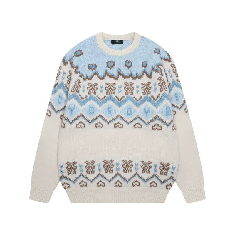 SIXMINU Japanese Retro Loose Sweater