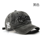 Letter Embroidered Street Baseball Cap