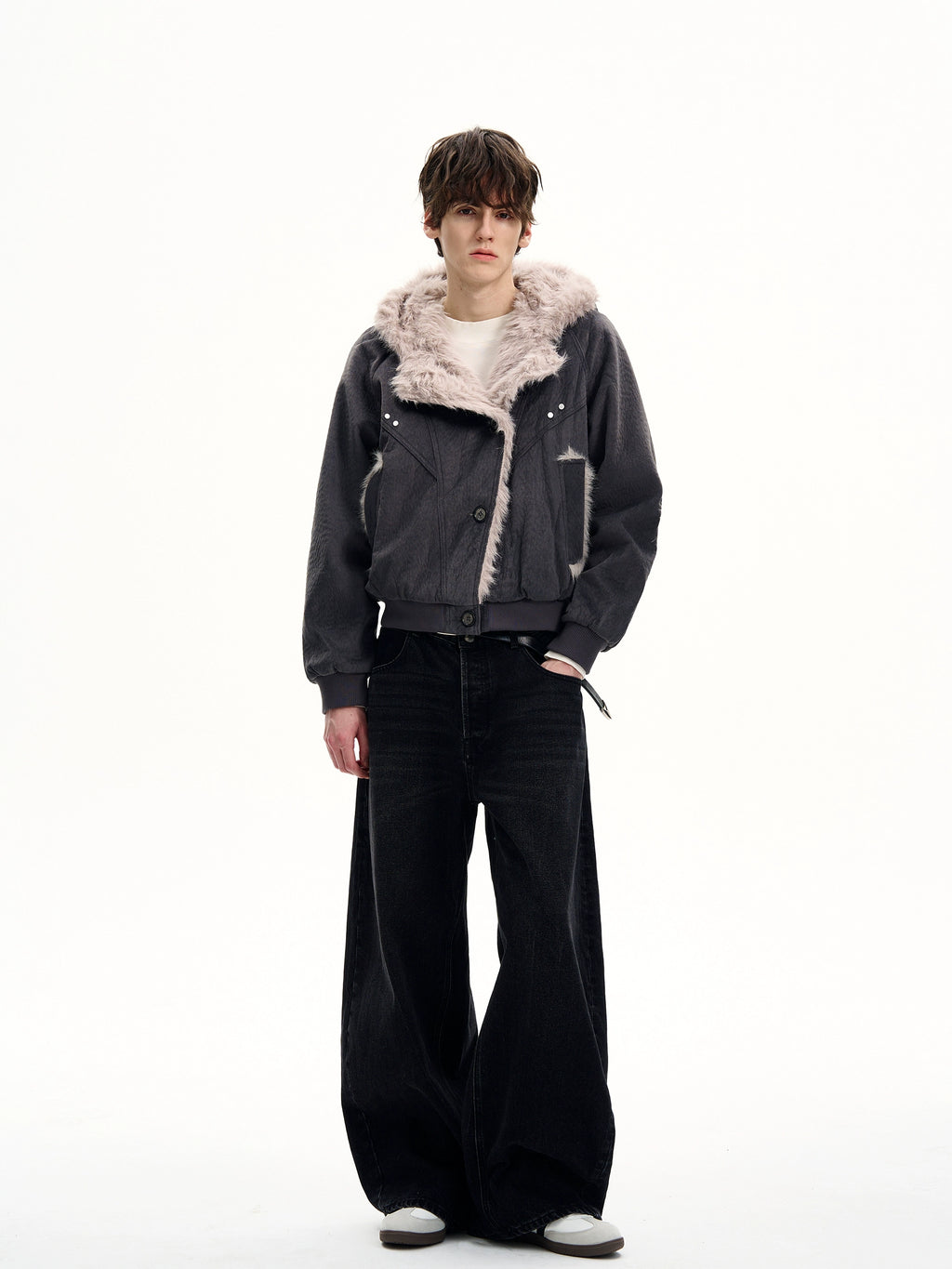 MaxDstr Cleanfit Mountain Carving Cotton Coat