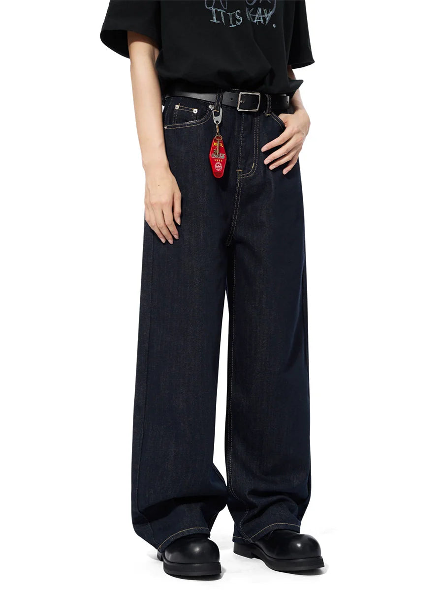 BTSG X Peoede Vintage Red Ear Denim Dark Blue Jeans