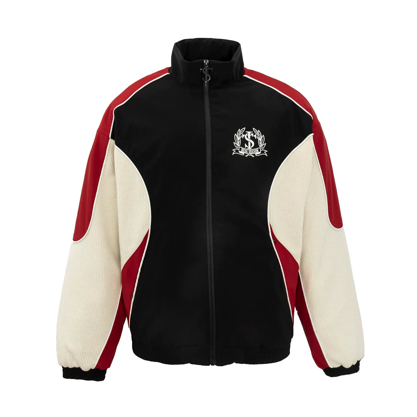 STK SmallTownKid Badge Racing Spliced Sports Jacket