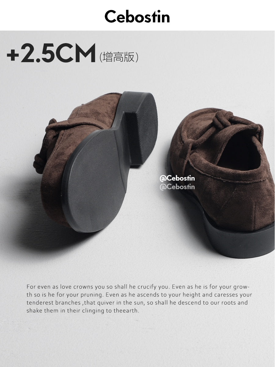 Cebostin Retro Lazy Shoes Women's One-pedal Single Shoes