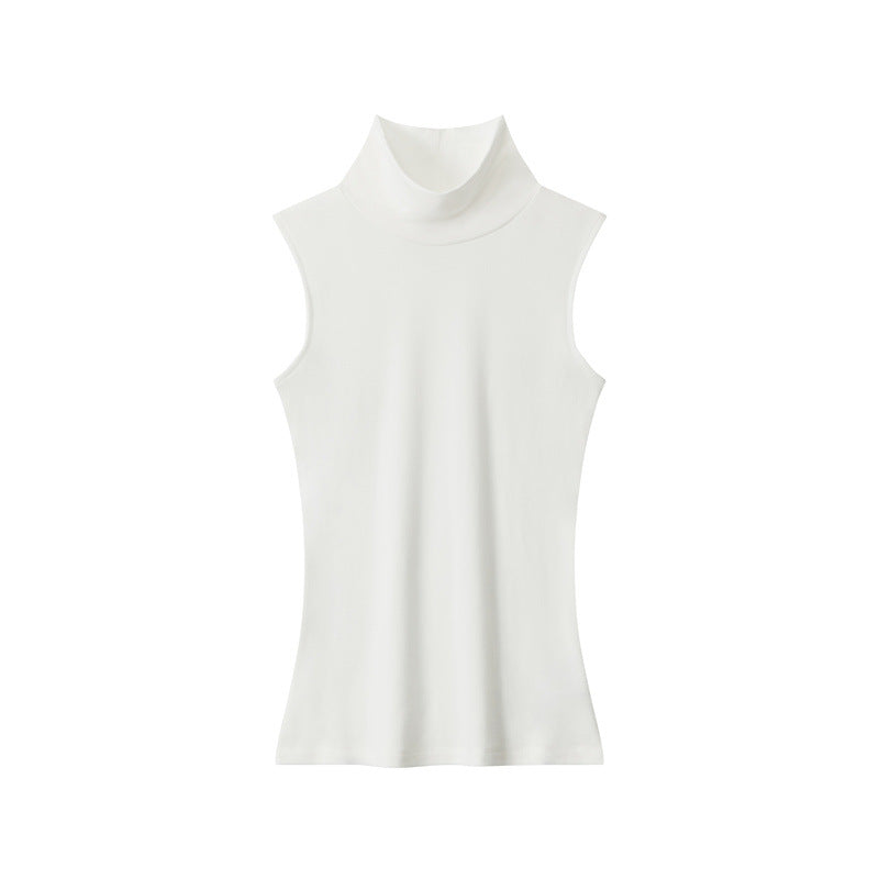 Nariele Turtleneck Sleeveless Inner Slim-fit Vest