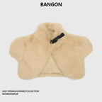 BANGON Fur Shawl Short Jacket