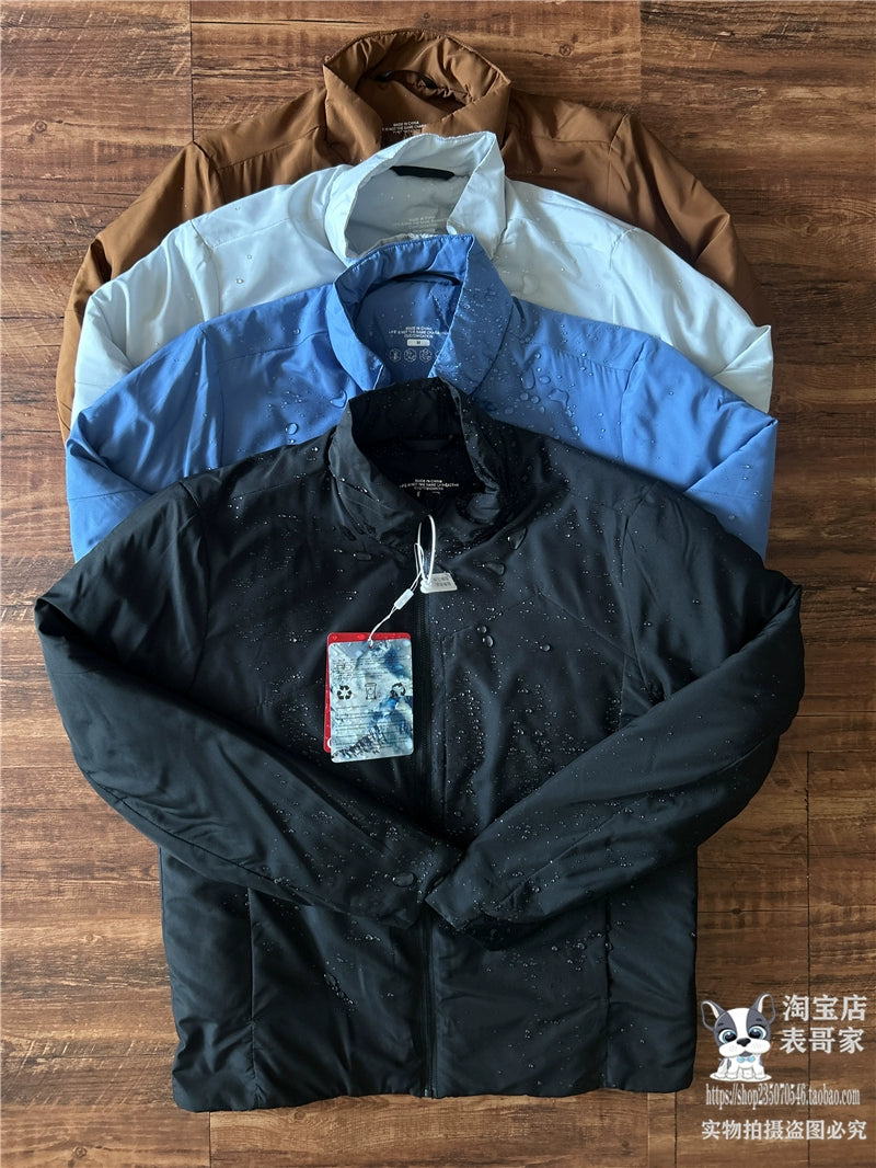 Stand Collar Water-Repellent Cotton Jacket