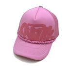 Cross Border Letter Printing Mesh Peak Cap