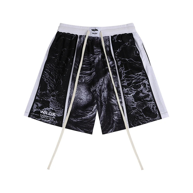 WildX Double Mesh Leopard Quad Shorts