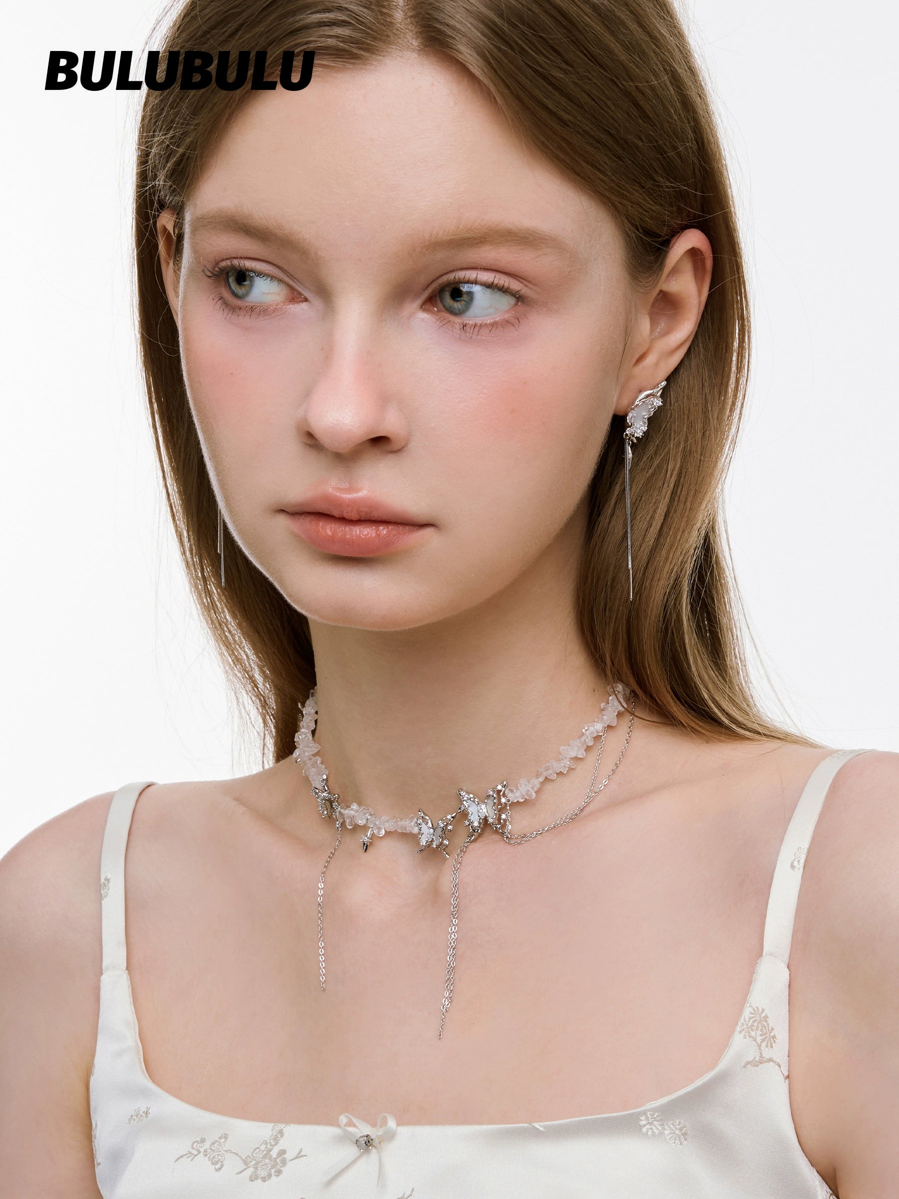 BULUBULU Words of Transformation Butterfly Tassel Necklace