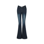 ABMY® Fatal Waist V-Cut Flared Jeans
