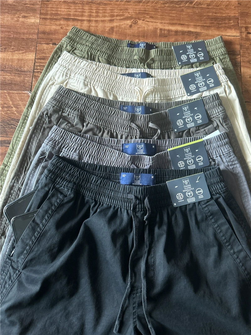 Japanese Washed Cotton Quarter Shorts