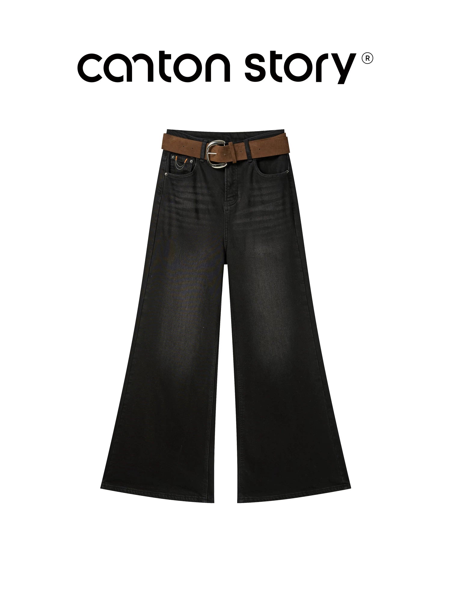 cantonstory American Retro Bootleg Jeans