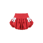 Limerance Tipsy Baileys Polka Dot Doll Shirt Top Red Bow Shorts Set