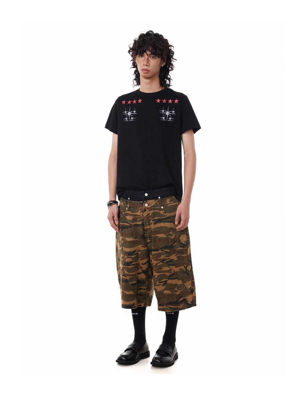 BTSG camouflage shorts