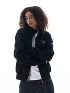 WebSurfGroup Twist Rope Embroidered Stand-up Collar Embroidered Jacket