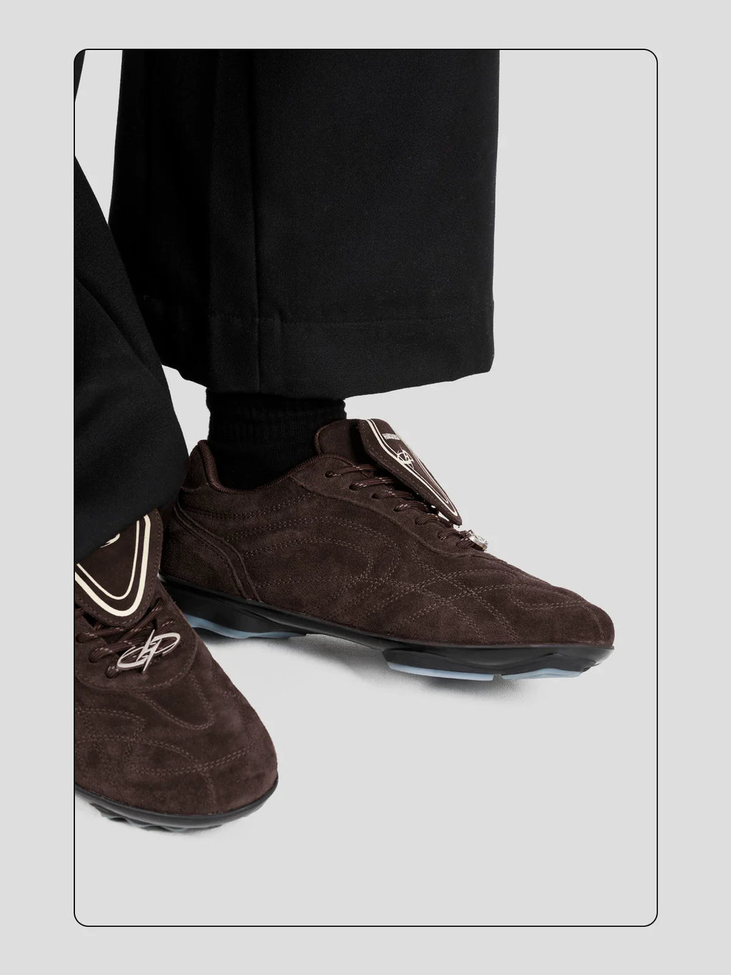 HANQIAORJI Retro Brown Casual Training Shoes