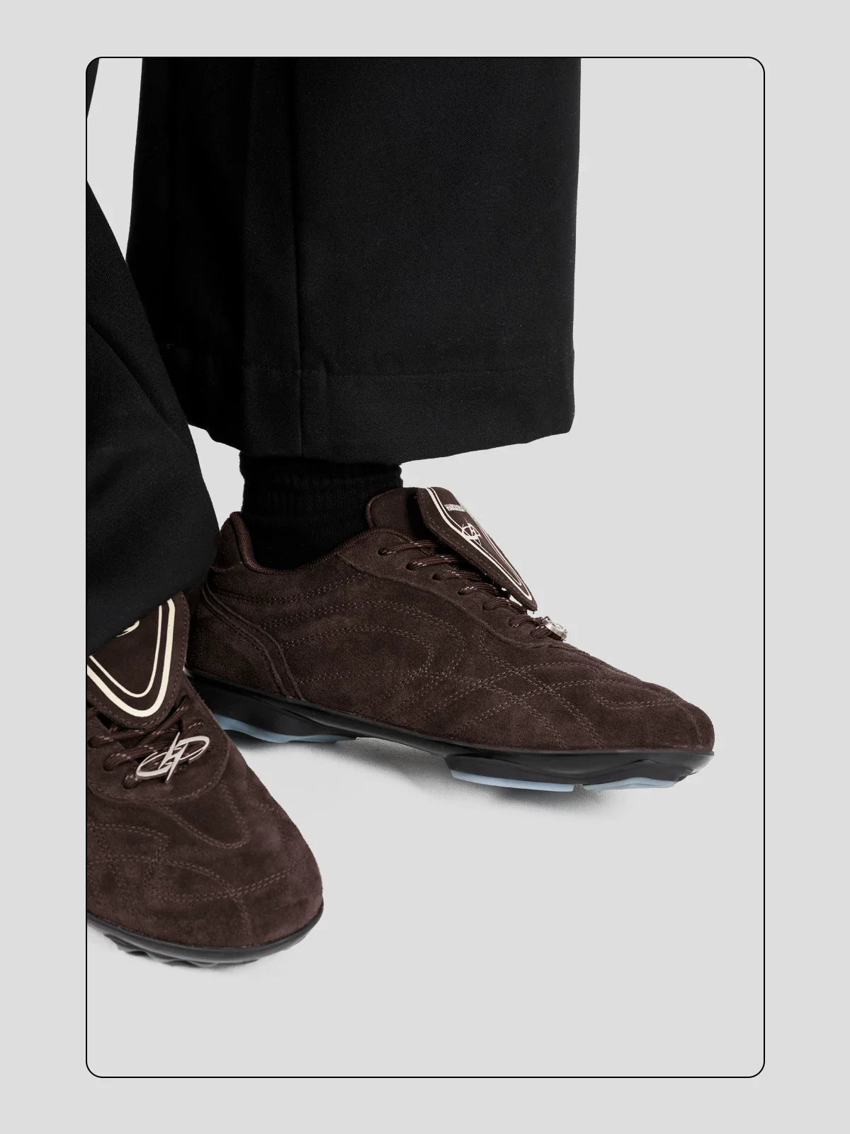 HANQIAORJI Retro Brown Casual Training Shoes