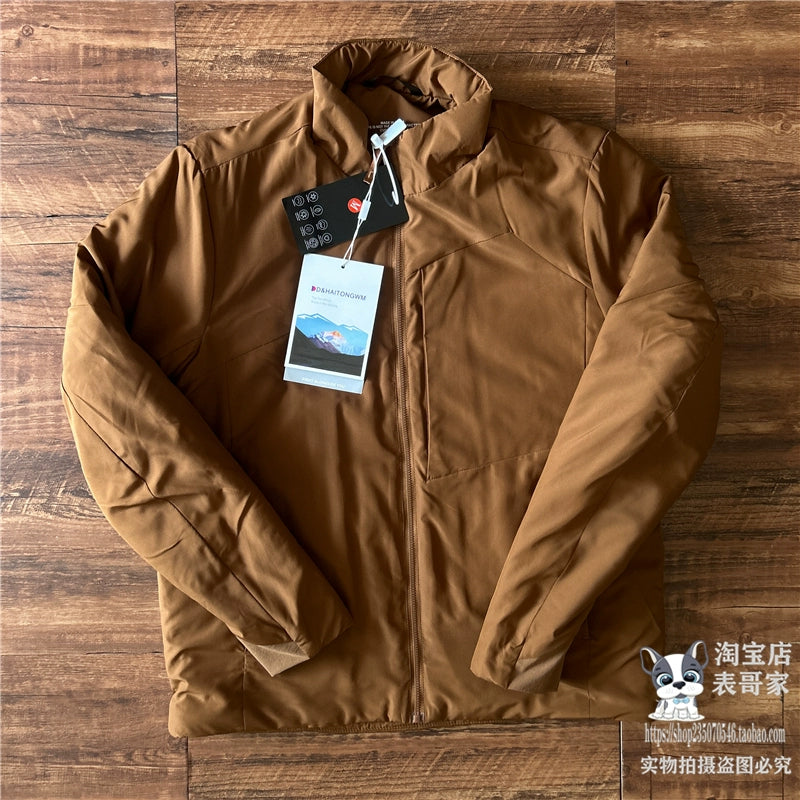 Stand Collar Water-Repellent Cotton Jacket