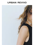 URBAN REVIVO Multi-strap Cotton Sleeveless Dress