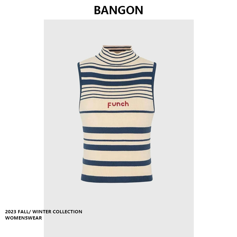 BANGON College Style High-Waist Two-Piece Suit Skirt