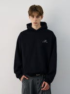 A PUEE Retro Silhouette Hooded Sweater