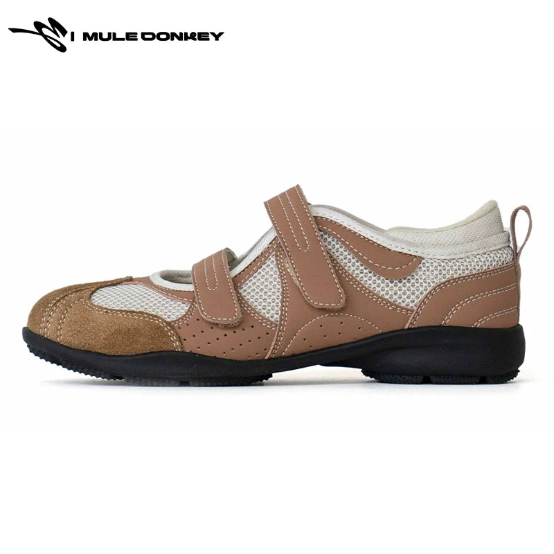 Donkey Niche Hollow Flat Mary Jane Shoes