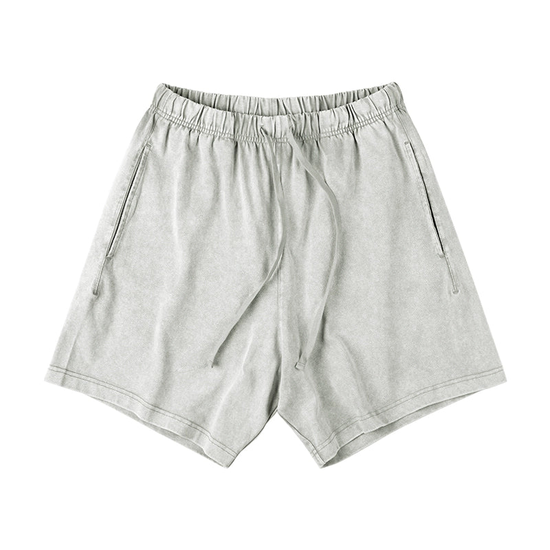 IDLT 290g Snow-Wash Loose Shorts – Unisex Beach Sports Style