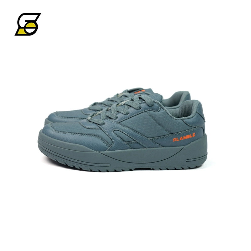 SLAMBLE Retro Casual White Sports Shoes