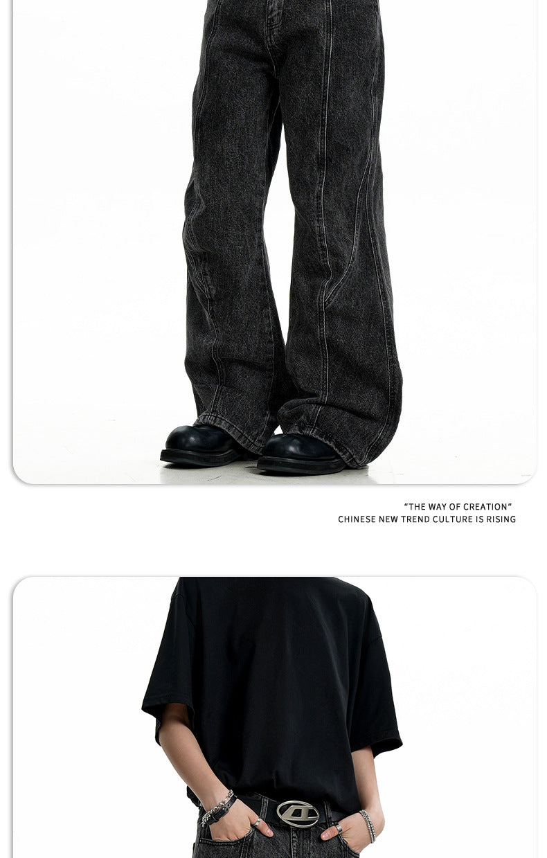 11KN Vintage Micro Straight Loose Jeans