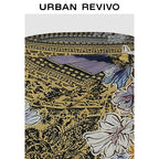 Urban Revivo Floral Ribbon Skirt