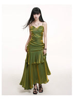 LADYGHOST Casual Suspender Dress