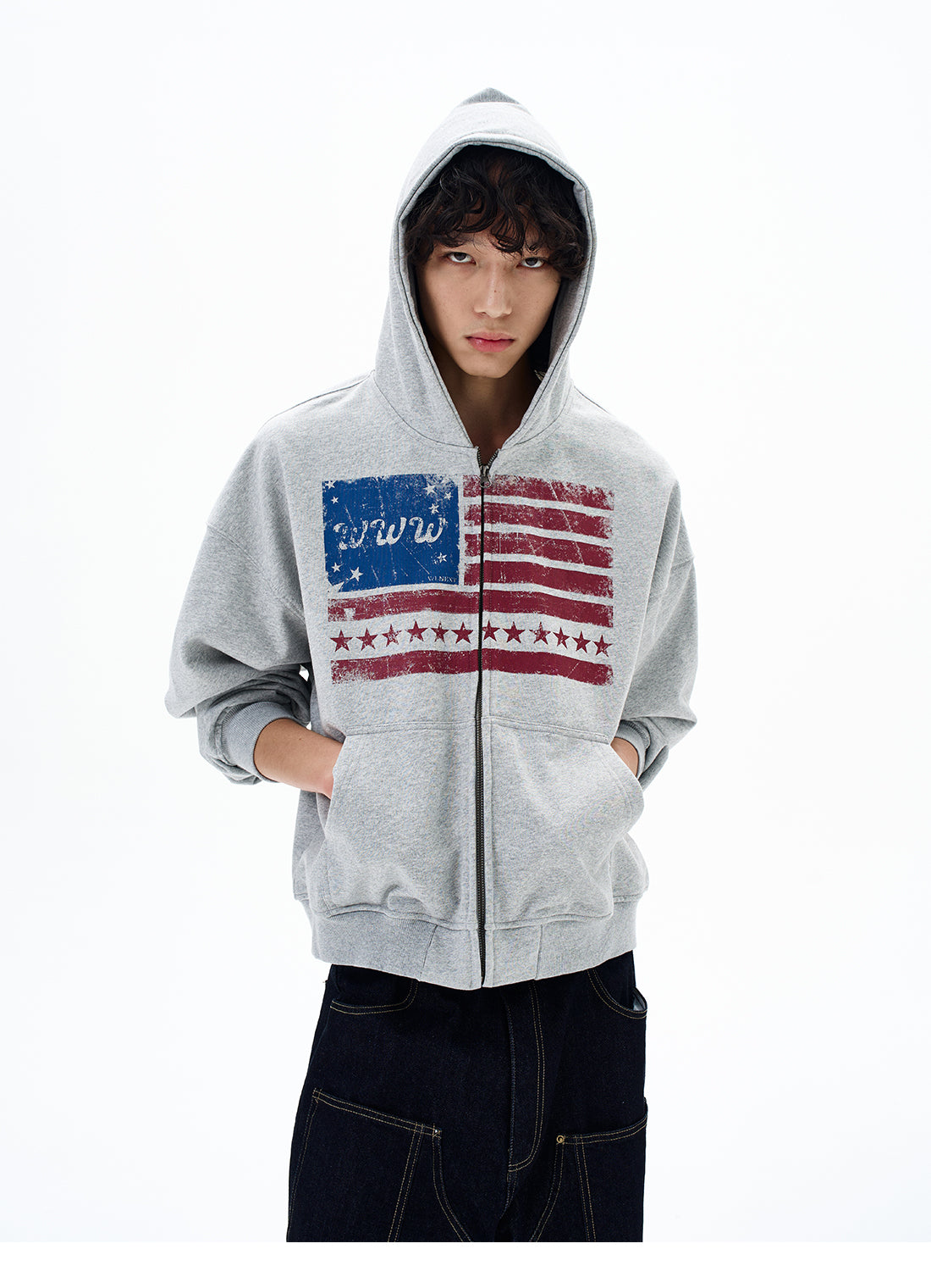 WLNEXT zip hoodie