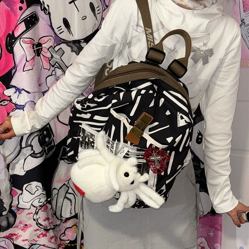 Daylight Desire Gothic Y2K Spider School Backpack