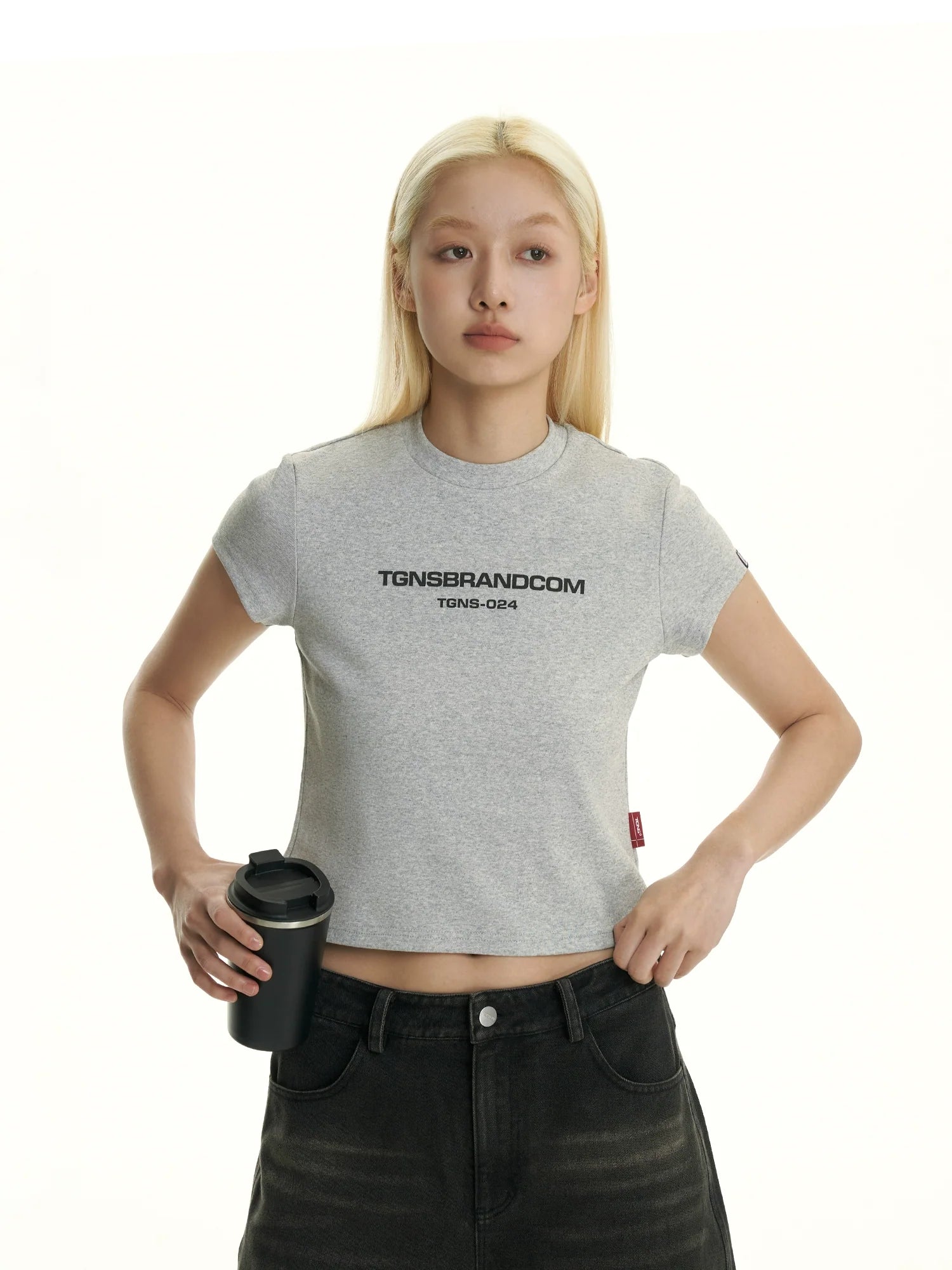 TGNS Front Shoulder Retro Slim Tee