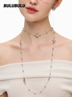 BULUBULU Starry Christmas Stacking Long Necklace